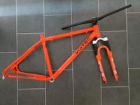 Rahmen-Federgabel-Set  Votec - Rock Shox  orange  26" Niedersachsen - Braunschweig Vorschau
