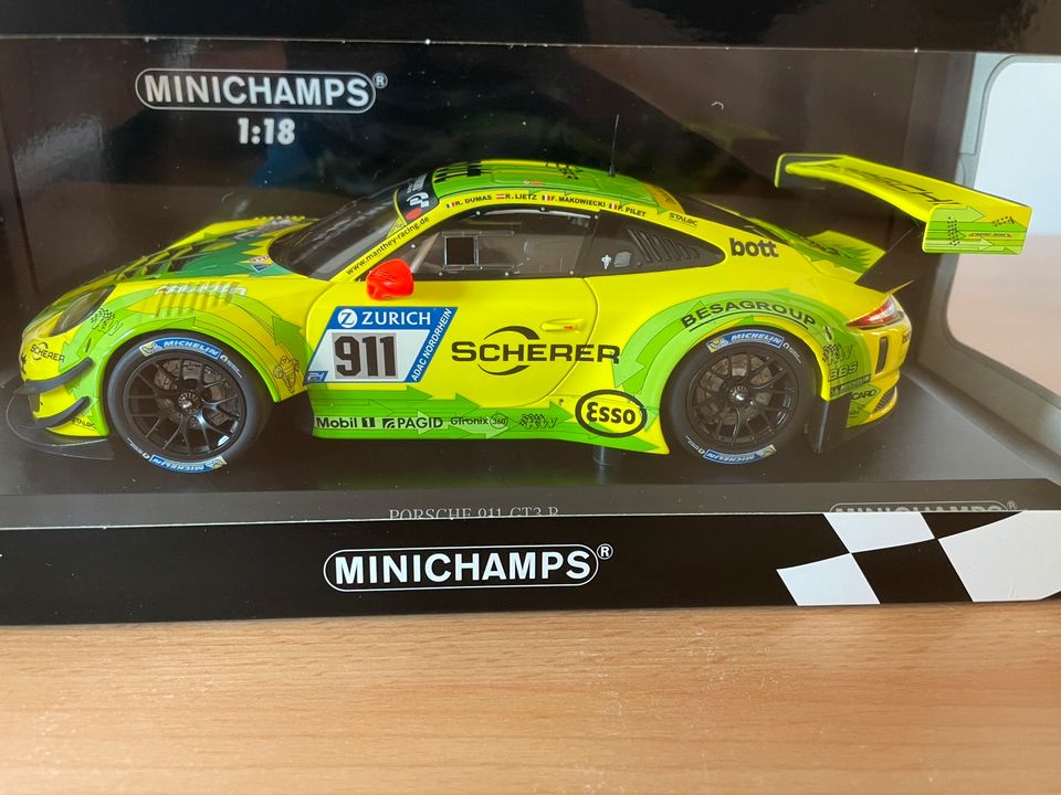 1:18 Porsche 911 GT3 R Manthey Racing 24h Nürburgring 2017 in Zülpich