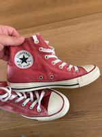 Original Converse Chucks denim rot high top USA 37,5 Nordrhein-Westfalen - Elsdorf Vorschau