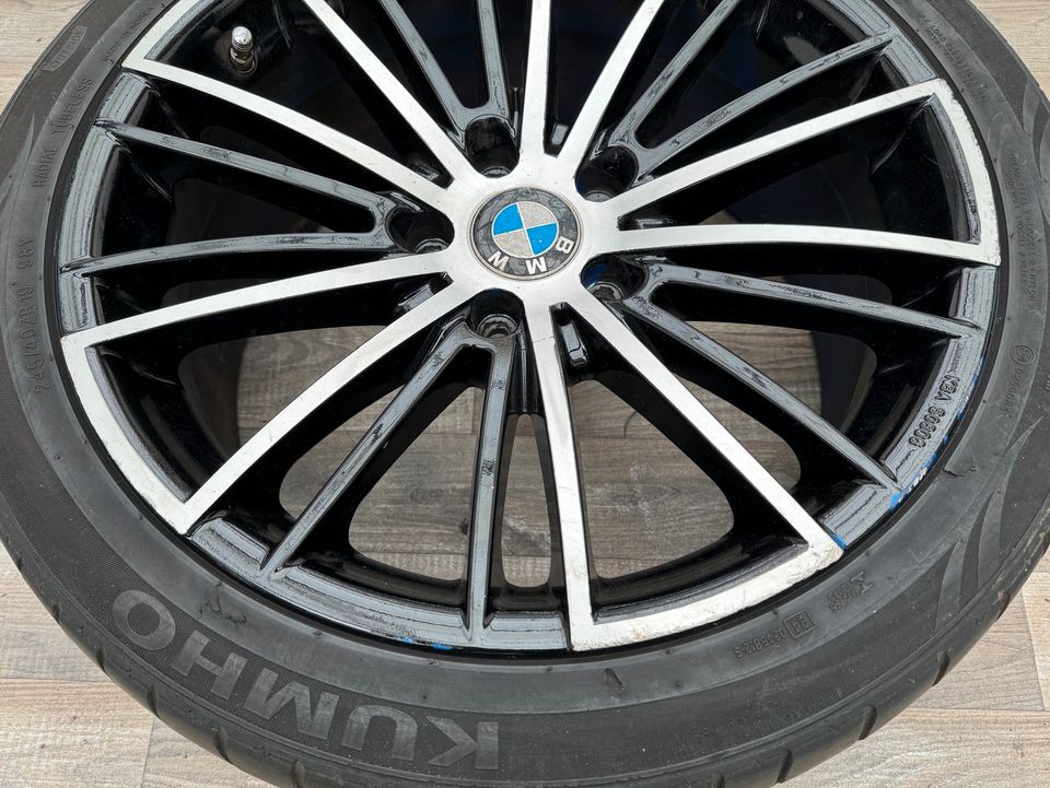 19Zoll BMW Felgen Sommerräder 3er 5er 7er E60 E61 X3 245/40 ROD in Solingen