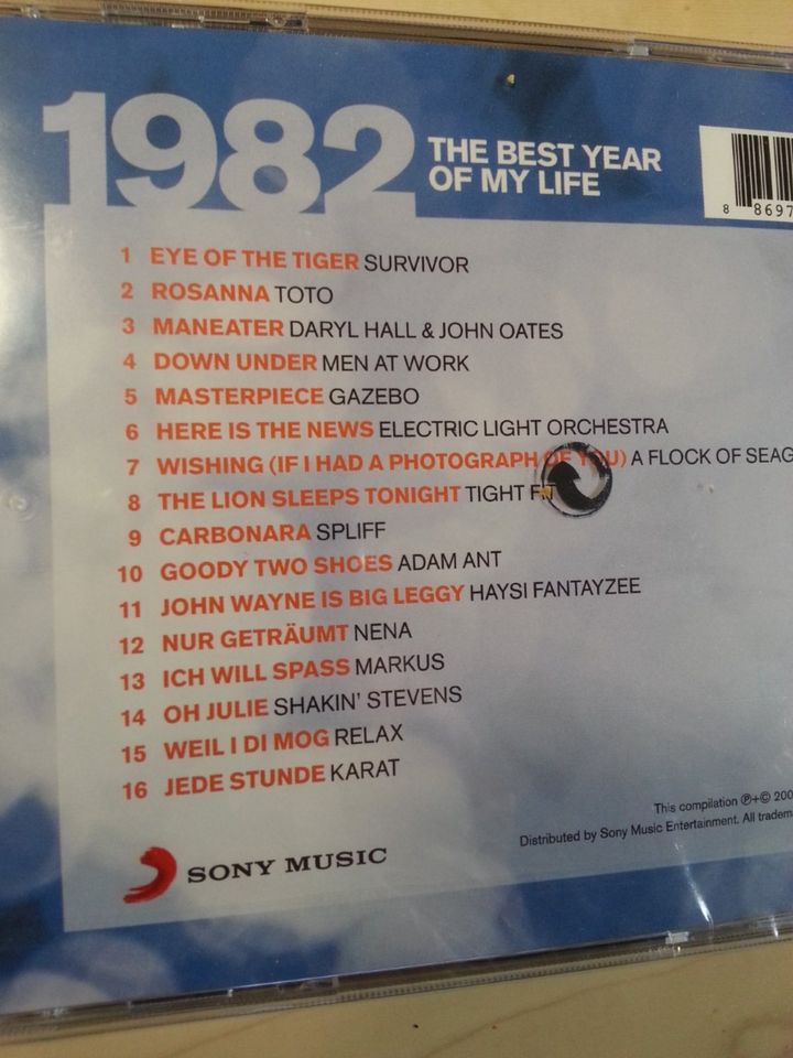 THE BEST YEAR OF MY LIFE: 1982 CD NEU MIT NENA, MARKUS, HALL & OA in Güglingen