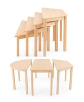 12 x Massivholz Kita Kindergarten Tische Kindertische NEUWARE Nordrhein-Westfalen - Gescher Vorschau