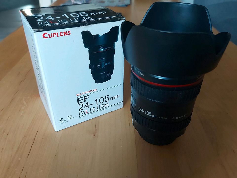 Cuplense EF 24-105 & Camera Mug 70-200 in Mühlheim am Main