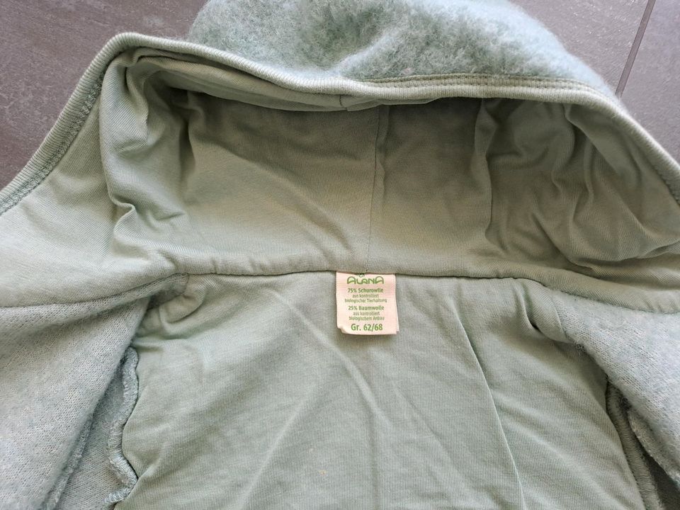 Alana Wollwalk mintgrün 62 68 Jacke Hose 75% Schurwolle in Lindau