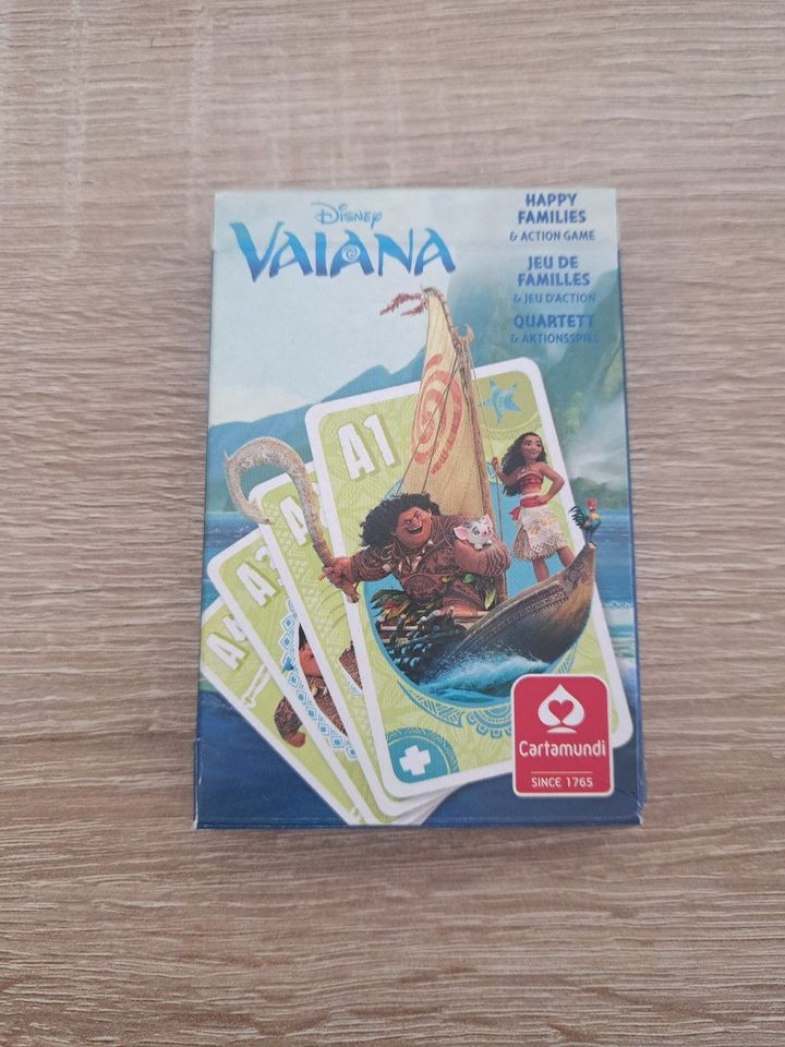 Quartett-Kartenspiel vom Disney Film Vaiana, guter Zustand in Mönchengladbach