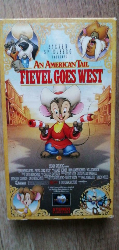 Fievel Goes West US Version VHS in Eschborn