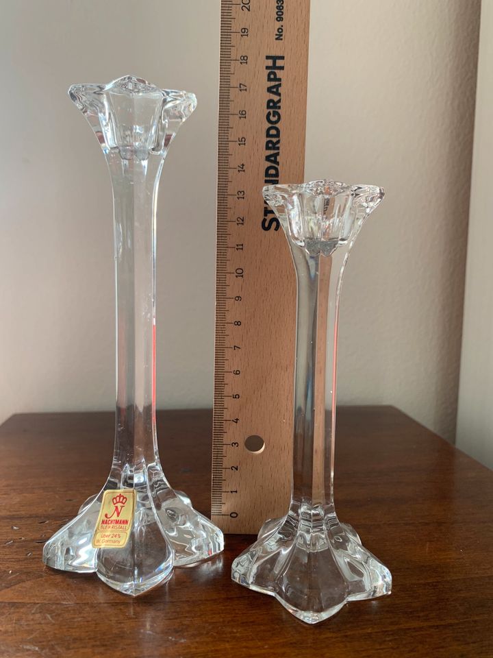 2x Nachtmann Kristall Glas Kerzenständer Leuchter boho vintage in Bayern -  Hirschau | eBay Kleinanzeigen ist jetzt Kleinanzeigen