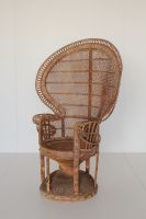 Vintage Pfauenstuhl Korbstuhl Sessel Weide Rattan 60er, VB 180 €* Mitte - Wedding Vorschau