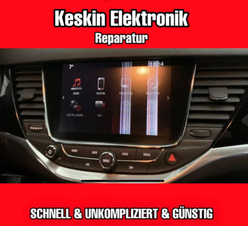 Display Reparatur Opel Astra K Mokka Grandland X Defekt intellilink Navigation in Herscheid