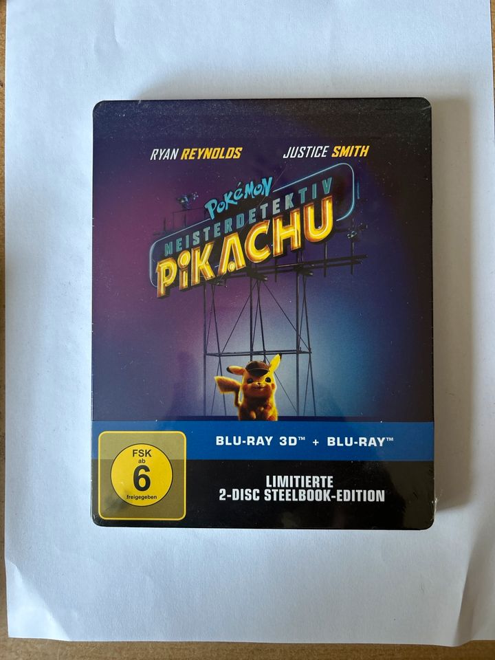 Meisterdetektiv Pikachu  Blu-ray  Steelbook Neu und ovd in Wilhelmshaven