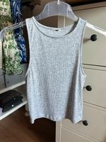 H&M Crop Top grau gerippt Gr. M Bayern - Augsburg Vorschau