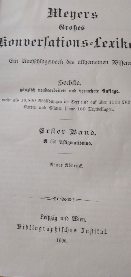 Meyers Großes Konversationslexikon, 6. Auflage, 24 Bände in Traunreut