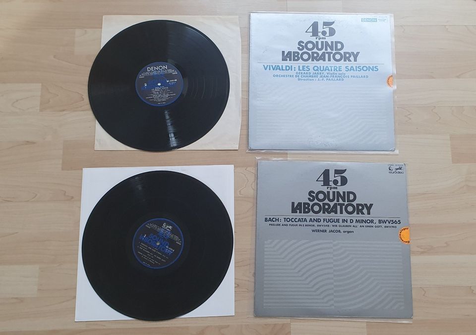 Denon 45 Testplatten Vinyl Schallplatte in Hürth