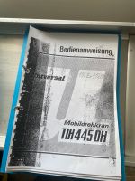 Bedinungsanleitung Tih 445 Mobilbagger Sachsen - Großharthau-Seeligstadt Vorschau