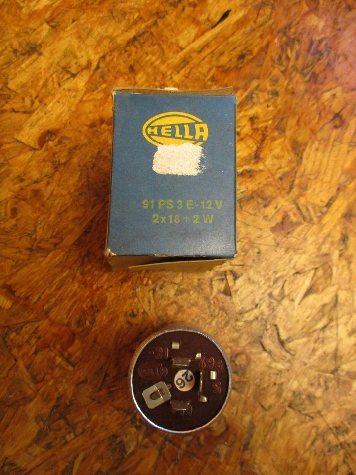 Hella Blink Relais 91PS1E  12 Volt Oldtimer alter originaler neu in Beverungen