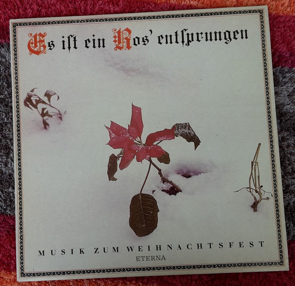 LP Es ist ein Ros `entsprungen VEB Deutsche Schallplatten Berlin in Jena