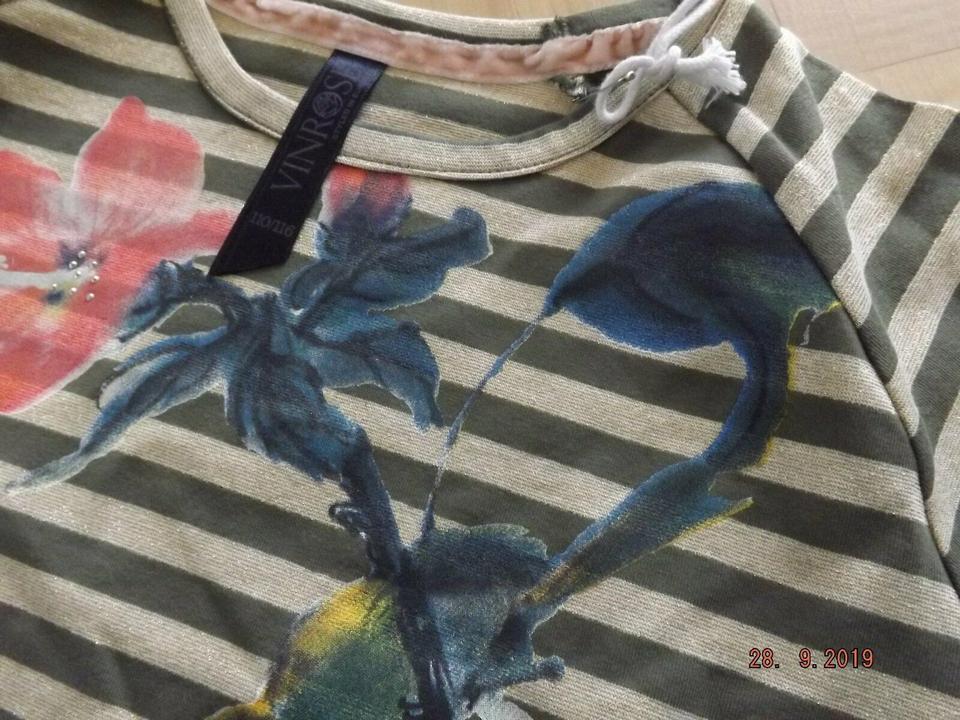 Langarmshirt Shirt Vinrose Glitzer Vogel Mädchen 110 116 NEU in Florstadt