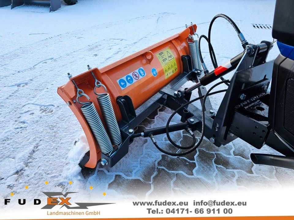 Fudex Schneeschild FM-130 130cm hydraulisch Schwenkbar Traktor Kleintraktor Zubehör in Winsen (Luhe)