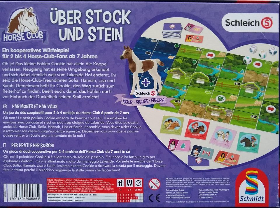 Schmidt 40586 Schleich Horse Club Über Stock und Stein, wie NEU in Emmendingen