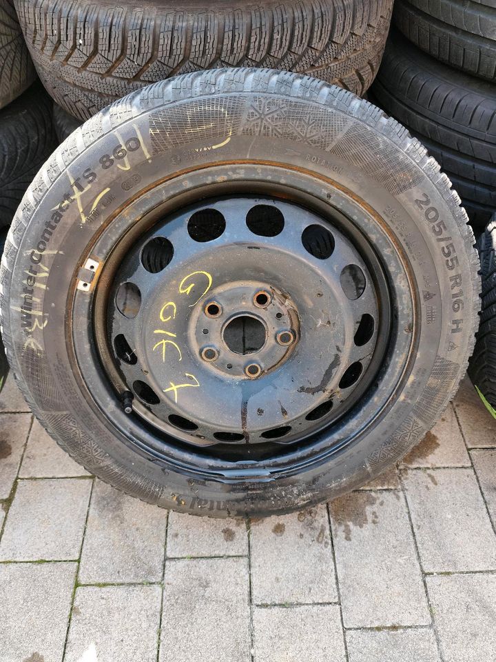 205/55r16 Winterreifen Winterräder Golf 7 VW Kompletträder in Wennigsen