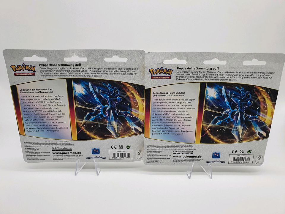 Pokemon TCG Astralglanz 3 Pack Blister DE Deutsch Neu und OVP in Türkenfeld