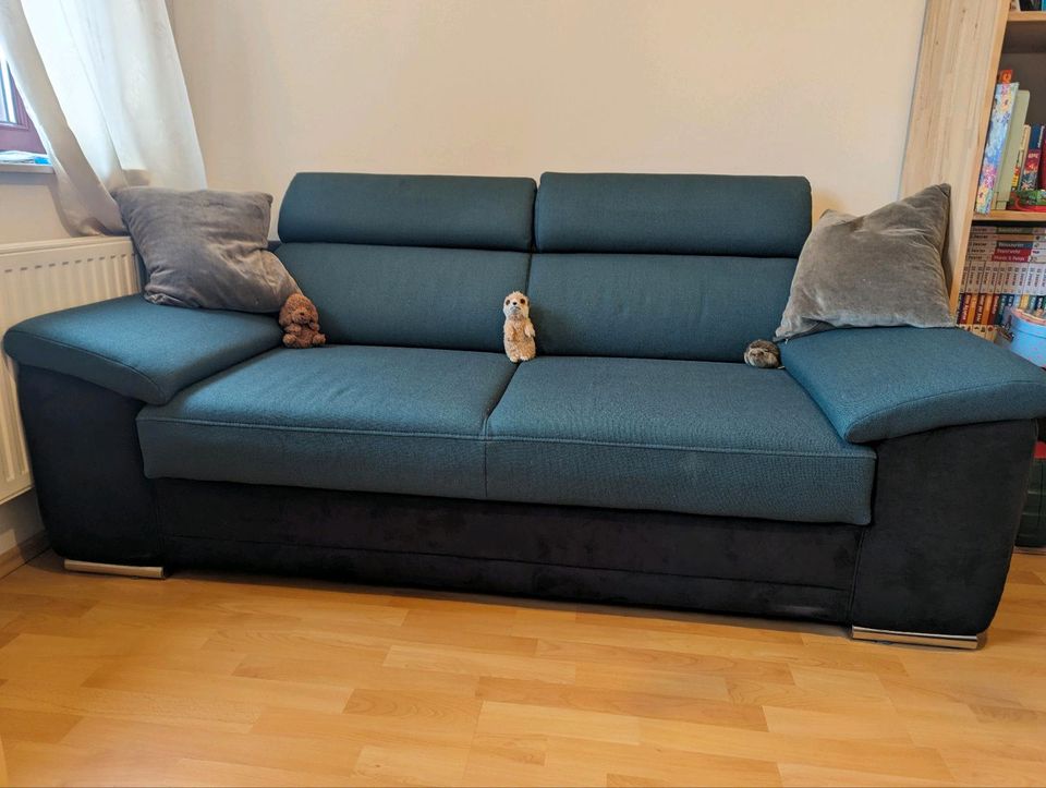 Sofa 3 Sitzer inklusive Kopfteil Verstellung in Dresden