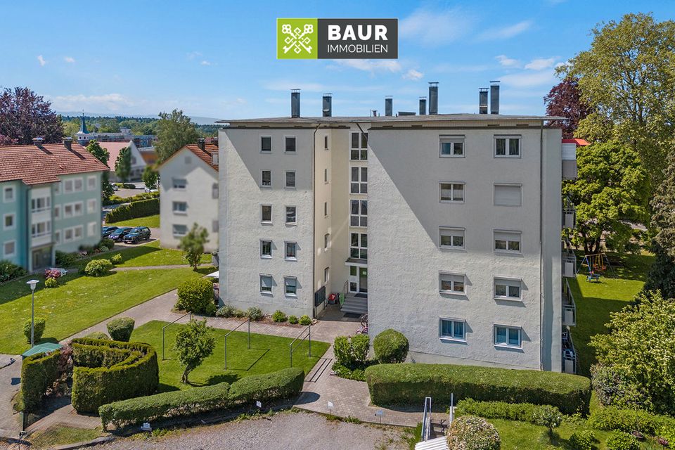 360° I Investitionsmöglichkeit: Zentral gelegene 1-Zimmer-Wohnung mit Balkon in Tettnang! in Tettnang