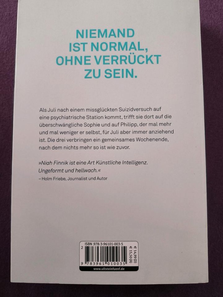 Buch " Fuchs Teufels Still " Niah Finnik in Regesbostel
