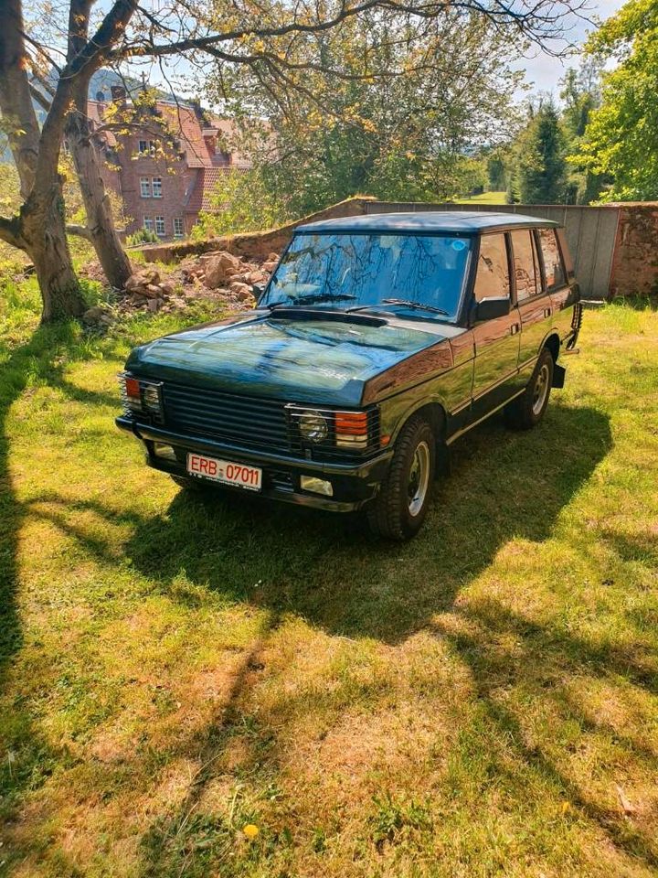 Rangerover Oldtimer in Höchst im Odenwald