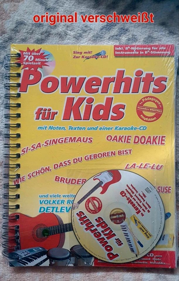 Powerhits für Kids mit CD original Neu in Zittau