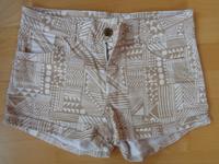 Short/Hotpants, braun/weiß gemustert, Gr. 34 Hessen - Usingen Vorschau