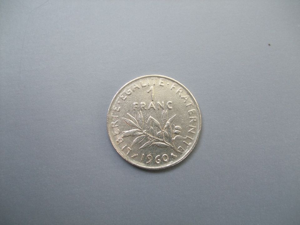 1 Franc Frankreich 1960 in Fürth