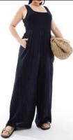 Jumpsuit in Schwarz mit U-Ausschnitt Hessen - Gießen Vorschau