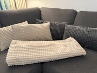 Set Wohnzimmer Kissen 4x Decke 1x grau beige Dresden - Seevorstadt-Ost/Großer Garten Vorschau