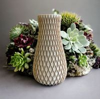 Vase Raute - 3D-Druck - Trockenblumen - Blumenvase - Dekoration Nordrhein-Westfalen - Vreden Vorschau