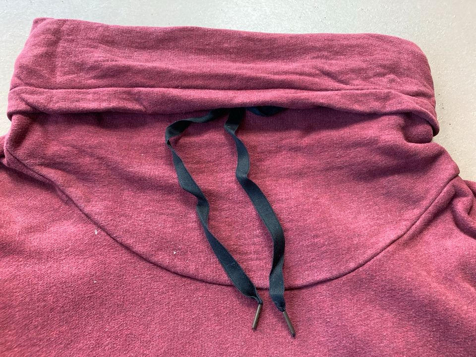Sweatshirt Armedangels M rot gestreift Rollkragen in Schwerte