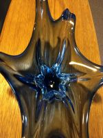 Deko Glas Vase in blau Niedersachsen - Uplengen Vorschau