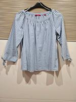 Damen Bluse, Größe 38 / M, Oberteil S. Oliver, blau, weiß Niedersachsen - Steinfeld Vorschau