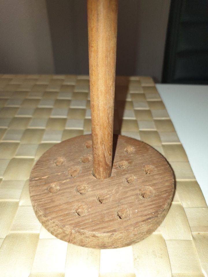 Holz Butterfass mit Eisenringe Butterstampfer vintage Butter-Fass in Schwerte