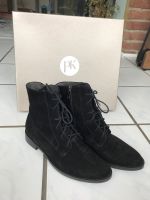 Peter Kaiser Schwarze Schnürstiefel Boots 36 Leder Lieze Nordrhein-Westfalen - Hilden Vorschau