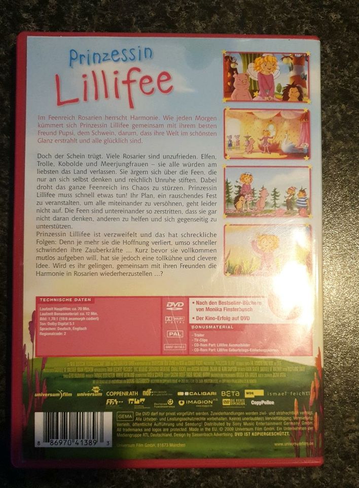 Prinzessin Lillifee DVD in St. Ingbert