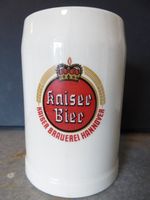 Bierkrug Steinkrug 0,5L Kaiser Brauerei Hannover Ricklingen alt Niedersachsen - Uetze Vorschau