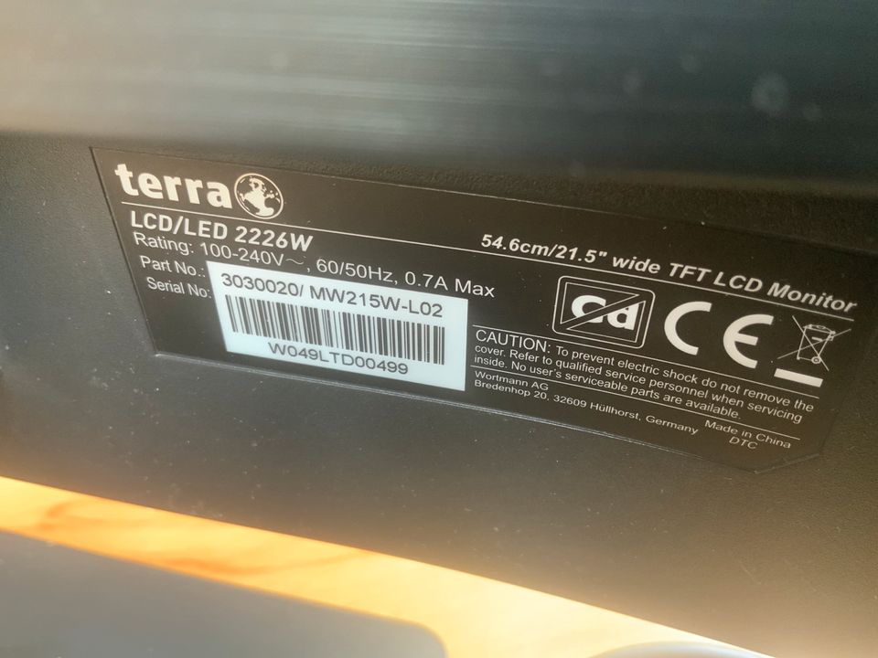 terra 54,6 cm/21,5‘‘ wide TFT LCD Monitor in Siegsdorf