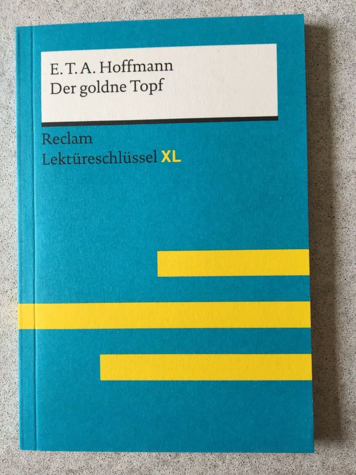 Der goldene Topf von E.T.A. Hoffmann | Reclam Lektüreschlüssel XL in  Baden-Württemberg - Wiesloch | Fachbücher für Schule & Studium gebraucht  kaufen | eBay Kleinanzeigen ist jetzt Kleinanzeigen