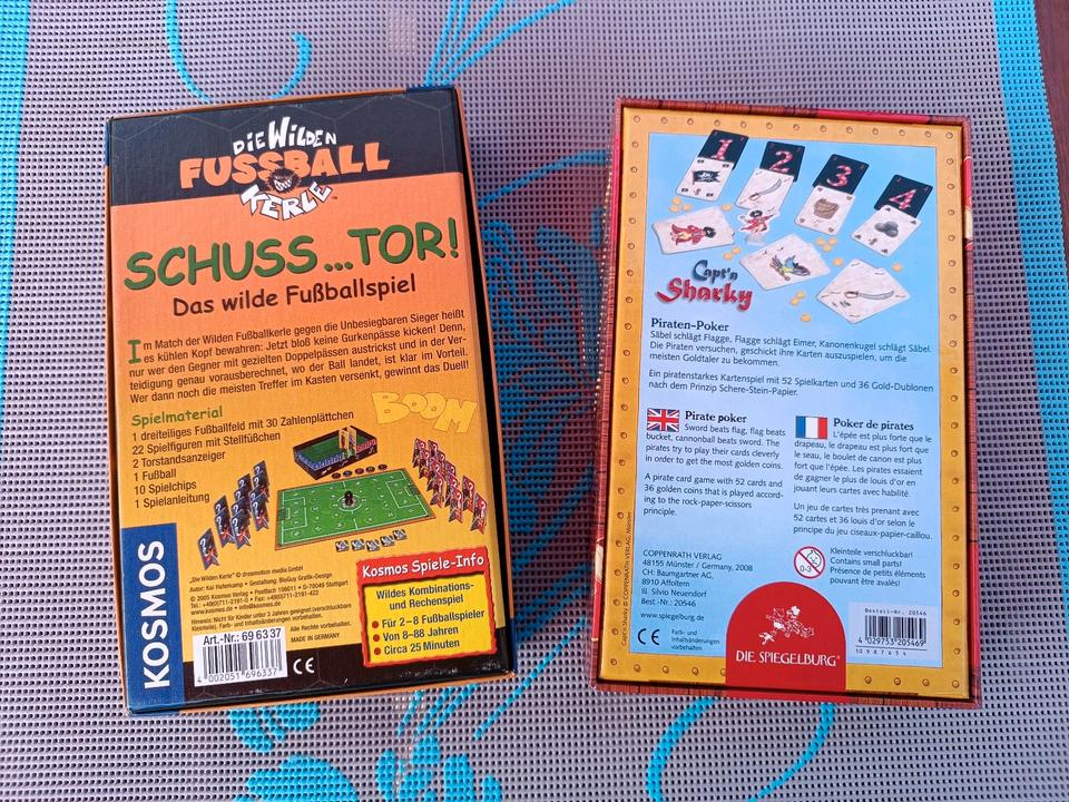 Spiele "Die wilden Fußballkerle"+"Capt'n Sharky Piraten-Poker" in Lengede