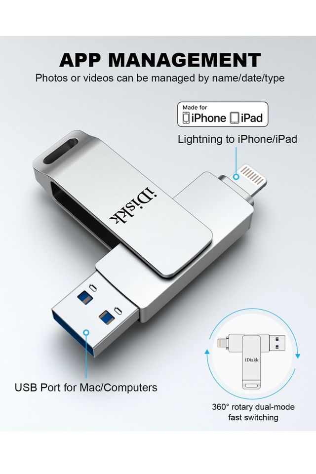 iDiskk 128G Lightning USB Stick für iPhone in Torgau