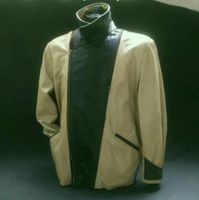 Lederjacke Schwarz beige Hessen - Darmstadt Vorschau