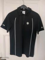 Adidas Polo schwarz J 160, UK 13-14Y Roland Garros Logo Y-3 Frankfurt am Main - Heddernheim Vorschau