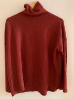 braun / dunkelroter Rollkragenpullover Bayern - Dietersburg Vorschau