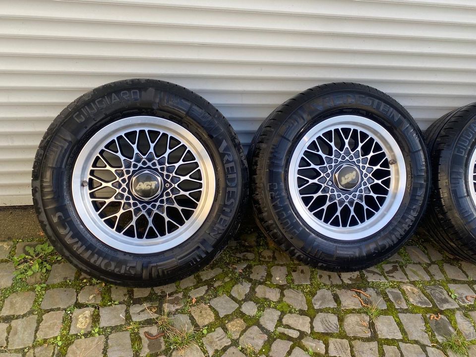 Mercedes W201 W126 W124 ACT Felgen 7,5x15 Super Zustand, ca. 7mm in Horb am Neckar